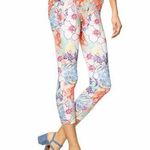 Hue  Multicolor Floral Capris Photo 0
