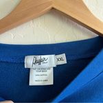 THE MAYFAIR GROUP The New P.E. Cropped Sweatshirt in Blue Size XXL Photo 3