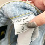 Blue Age Distressed High Rise Light Wash Jeans Shorts Size 29 Photo 8