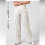 Athleta  x Allyson Felix | Women's Legend Track Pants Size Large Magnolia White Photo 1