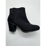 Old Navy  Black Suede Round Toe Ankle Booties Women’s Size 9 Photo 6