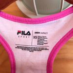 FILA PRICED TO SELL!!! PINK  RACER BACK PADDED SPORTS BRA Photo 3