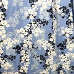 Woman Within  Plus Size 2XP Maxi Dress 26/28 Blue Floral Pleated Sleeveless 1427 Photo 9