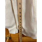 MACPHEE Tomorrowland Cream Wool Blend Ribbed Knit Sweater Minimalist Japan Photo 5