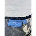 Simply Vera, Vera Wang SimplyVera Vera Wang Womens Tie Dye Asymmetric Hem Long Sleeve Shirt Size L SKU Photo 2