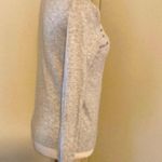 Ann Taylor Loft Petite Gray Beaded Rhinestone Button Up Cardigan Sweater Size SP Photo 3