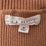 LA Hearts  Ribbed Knit Top in Warm Tan Photo 2