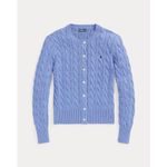 Ralph Lauren Polo  Women’s Cable Knit Cardigan Light Blue – XS AUTHENTIC Photo 1