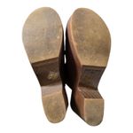 Free People Amber Orchard Clog Wood Platforms Brown Leather Women Size 8.5 Heels Photo 5