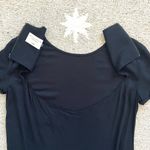 Alice + Olivia  AIR Black Cutout Back T-Shirt Maxi Dress Size 0 Photo 13