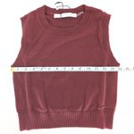 Susana Monaco Womens Crop Sweater Jumper Top in Terracotta - Size XS - NEW Photo 8