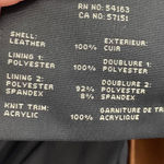 Marc New York Andrew Leather Moto Jacket Chic Felix Whiskey Brown Womens Large Photo 11