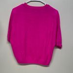 CASHMERE ELBOW SLEEVE CREW NECK PULLOVER Pink Photo 2
