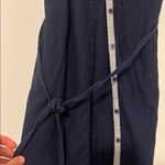 Lole  navy linen blend Sleeveless Button-Up Dress Sz S Photo 2