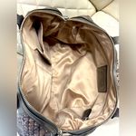 Coach Taylor Python Animal Print tote Purse F26037 Gunmetal Leather trim Photo 7