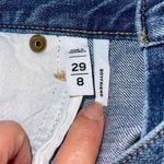 Ann Taylor LOFT Womens Mid Rise Button Fly Distressed Boyfriend Jeans Blue Sz 29 Photo 8