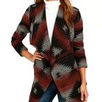 Jack by BB Dakota  Women’s Tribal/Aztec Open Cardigan Size M. Photo 0