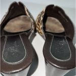 Cole Haan  Womens Calf Hair Leopard Print Shoes Size 8.5 Wedge Heels Clogs D25984 Photo 6