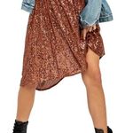 Free People Women’s Last Dance Sequin Asymmetrical Skirt Photo 0