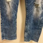 Levi's Denizen By Levi’s Womens Low Rise Straight Cropped Blue Denim Jeans 34 34” 34x24 Photo 4