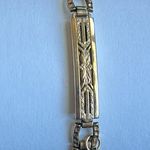 Elgin women’s vintage art deco antique 10k gold filled watch adjustable 6 Photo 4