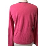 Daniel Bishop Sweater Size Small Pink 100% Cashmere High Heel Rhinestone Vintage Photo 1