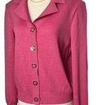 St. John Sport Hot Pink Barbiecore Santana Knit Blazer Cardigan Wool Blend Photo 10