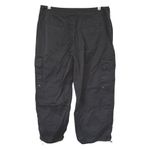 Liz Claiborne Vintage Y2K  Black Cargo Tactical Grunge Gorpcore Cotton Pants 12 Photo 2