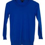 J.Crew  Soft Merino Wool Long Sleeve Crew Neck Sweater Cardigan XS Royal Blue Photo 11