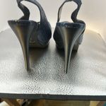 Vera Wang Simply high heels. Navy blue patent leather. Size 9 1/2. 5 1/2 heels. Photo 3