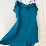 Anthropologie Linen Blend Cascading Flounce Romper, Size L Photo 6