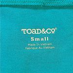 Toad & Co Tech Tomboy Crew Neck Cap Sleeves Performance Dress in Turquoise Sz S Photo 7