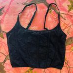 Target black lace mesh corset tank top coquette Photo 1