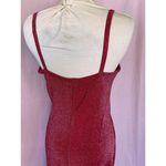 All that jazz Vintage 1990s Red Sparkle Formal Maxi Dress L Large Photo 6