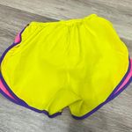 Nike  Women's Vibrant Yellow and Pink Athletic Shorts are a size small. Photo 10