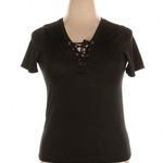 Nuoxi Black Short Sleeve Lace Photo 0