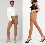 Spanx - NWT Stretch Twill Straight Leg Acorn Brown Pull-On Large Pocket Pants- S Photo 1