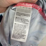 Chico's Tie Dye V-Neck Short Sleeve Tee Size 2 Large Americano Patriotic Summer Photo 7