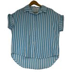 Jon & anna  Casual Striped Button-Up Contemporary Blouse Photo 0