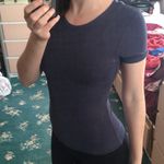 90’s Vintage Stretch Blue Top Photo 2