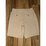 Banana Republic  Shorts Womens Sz 8‎ Beige Bermuda Dress Photo 1