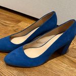 1. State  Blue Suede Heels Classic Pointed Toe size 9.5 Photo 3