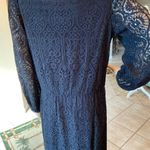 White House | Black Market WHBM off shoulder long sleeve Lacey Dress Photo 2