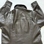 Vintage Wome’n leather jacket, Virginia Slims Size M Dark Brown Size M Photo 7