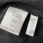 New York & Co Short Pencil Skirt Split Gray Black Cheetah Print Womens Size 6 Photo 4