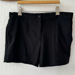 Slazenger  Shorts XL Black Front Back Seamed Golf Stretch Casual Adjust Waist Photo 0
