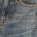 J.Crew  9" VINTAGE STRAIGHT DISTRESSED  RAW ANKLE BLUE WASH JEANS 25 Photo 3