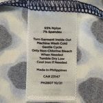 Talbots  Blue and White Geometric Shirt Dress with gold buttons size PM NWT Photo 6