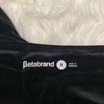 Betabrand  Black Velvet Boot Cut Dress Yoga Pants size M Medium W0565-BAV Photo 8