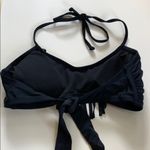 Xhilaration  Black Halter Fringe Bikini Top Photo 1